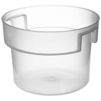 Carlisle 12 qt Bain Marie w/ Handles - Polypropylene, Translucent (120530)