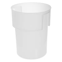 Carlisle 22 qt Bain Marie w/ Handles - Polyethylene, White (220002)