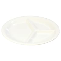 Carlisle 10 1/2" Round Melamine Dinner Plate, White (3300002)