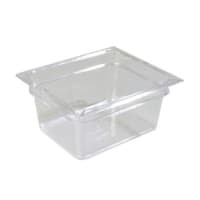 Carlisle Half Size Food Pan - 6"D, 3/pk, Clear (10222-807)