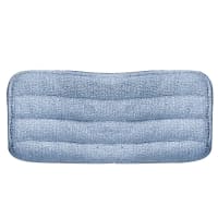 Carlisle 24" Wet/Dry Mop Pad - Looped End Microfiber, Blue (363322414)