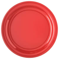 Carlisle 10 1/4" Round Melamine Dinner Plate, Red (4350005)