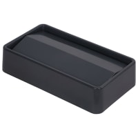 Carlisle Rectangle Swing Top Trash Can Lid - Plastic, Gray (34202423)
