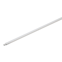Carlisle 54" Threaded Handle w/ Reinforced Tip, White (4116500)
