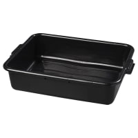 Carlisle Comfort Curve™ Bus Box - 20" x 15" x 5", Black (4401003)