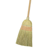 Carlisle 56"L Flo-Pac® Warehouse Broom w/ Straight Corn Bristles &amp; Natural Handle (3685500)