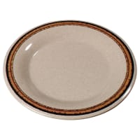 Carlisle 6 1/2" Melamine Pie Plate, Sierra Sand on Sand (43019908)