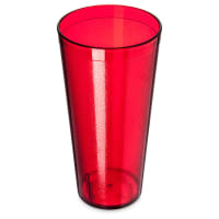 Carlisle 24 oz Ruby Textured Plastic Tumbler (522410)