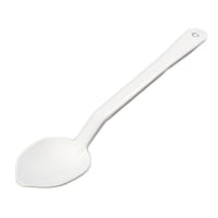 Carlisle Polycarbonate Serving Spoon, 13 in, Solid, White, NSF (442002)