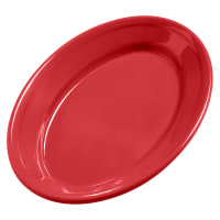 Carlisle Melamine Platter - 9 1/4" x 6 1/4", Red (4387205)