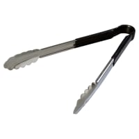 Carlisle 12" Stainless Utility Tongs, Black (60756203)