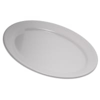 Carlisle 12"  x 8-1/2" Oval Dallas Ware Platter - Melamine, White (4356002)