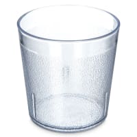 Carlisle 9 oz Clear Textured Plastic Tumbler (552907)