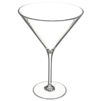 Carlisle 9 oz Alibi Martini Glass - Polycarbonate, Clear (564607)