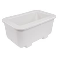 Carlisle Third Size Food Pan Holder - Plastic, White (CM104502)
