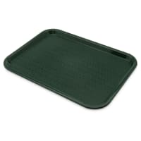 Carlisle Plastic Cafeteria Tray - 16 3/10" L x 12"W, Forest Green (CT121608)