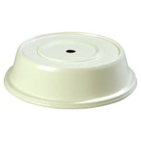 Carlisle 10 5/8" to 10 11/16" Plate Cover - Polyglass, Bone (91075202)