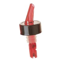 Carlisle 1 oz Liquor Pourer - Red/Black (EP21400)