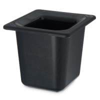 Carlisle Coldmaster 1/6 Size Food Pan - 6"D, Black (CM110403)