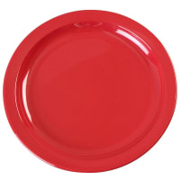 Carlisle 7 1/4" Melamine Sandwich Plate, Red (KL20105)