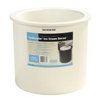 Carlisle 3 gal Ice Cream Server - Clear/White (CM101202)