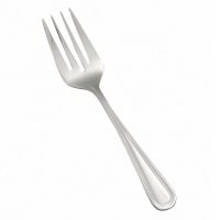 Winco 0030-22 8 1/2" Meat Fork with 18/8 Stainless Grade, Shangarila Pattern