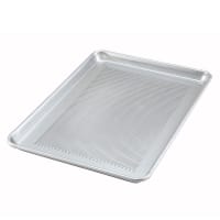 Winco ALXP-1318P 1/2 Half Size Bun / Sheet Pan - 18" x 13", 18 gauge Aluminum, Perforat...