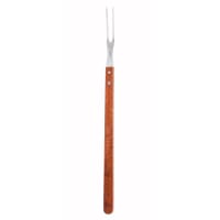 Winco KPF-210 21" Pot Fork w/ Wood Handle