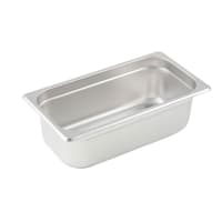 Winco SPJM-304 Third Size Steam Pan, Stainless
