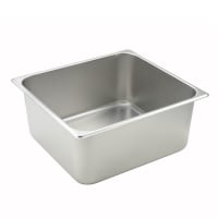 Winco SPTT6 Two Third Size Steam Pan, Stainless
