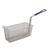 Winco FB-20 Fryer Basket w/ Coated Handle & Front Hook, 13 1/4" x 5 5/8" x 5 5/8&qu...