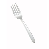 Winco 0019-06 6 1/4" Salad Fork with 18/0 Stainless Grade, Flute Pattern
