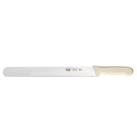 Winco KWP-122 12" Roast Beef Slicer w/ White Polypropylene Handle