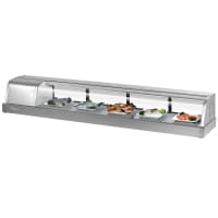 Turbo Air SAKURA-70L 72" Sushi Case w/ (4) Doors - Left Compressor, 115v