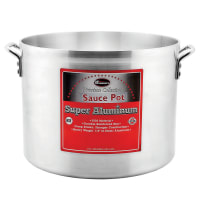 Winco AXHA-26 26 qt Aluminum Sauce Pot - 14" x 10 1/4"