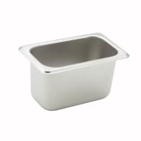 Winco SPN4 Ninth Size Steam Pan, Stainless