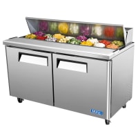 Turbo Air MST-60 60" Sandwich/Salad Prep Table w/ Refrigerated Base, 115v