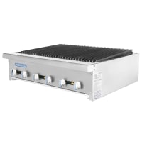 Turbo Air TARB-36 36" Countertop Gas Charbroiler w/ Cast Iron Grates, Liquid Propane