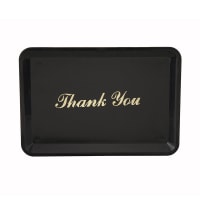 Winco TT-46 Tip Tray w/ Gold Imprint, 4 1/2" x 6 1/2"