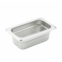 Winco SPJH-902 Ninth Size Steam Pan, Stainless