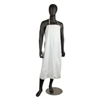 San Jamar 614DVA-WH Vinyl Dishwashing Apron - 43" x 36", White