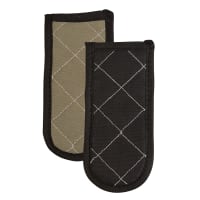 San Jamar 804BG-BK Handle Holder, 3 1/2 x 6 1/2", Quilted Fire Retardant, Black