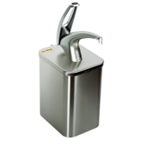 San Jamar P4900 Condiment Dispenser Box System w/ Pump, Liner, Bag Adapter, Plug & Dip Tube,...