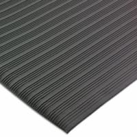 San Jamar KM4360BK Sponge Floor Runner, Vinyl, 3' x 60' x 3/8", Black