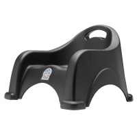 Koala Kare KB327-02 Single Height Booster Seat w/ Safety Strap - Polypropylene, Black