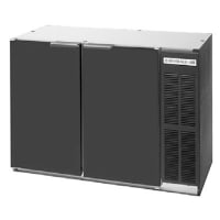 Beverage-Air BB48Y-1-S-27 48" (2) Section Bar Refrigerator - Swinging Solid Doors, 115v