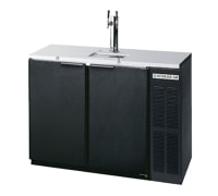 Beverage-Air DD48Y-1-B 48" Draft Beer System w/ (2) Keg Capacity - (1) Column, Black, 115v