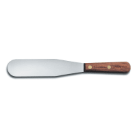 Dexter Russell S2496 6 1/2" Decorating & Icing Spatula w/ Rosewood Handle, Stainless St...