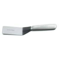 Dexter Russell S172 SANI-SAFE® 4"x2" Server &amp; Turner w/ Polypropylene White Handle, Stainless Steel