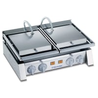 Electrolux Professional 602116 Double Commercial Panini Press w/ Cast Iron Smooth Plates, 220v/1ph